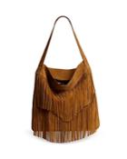 Gerard Darel Java Fringed Suede Tote