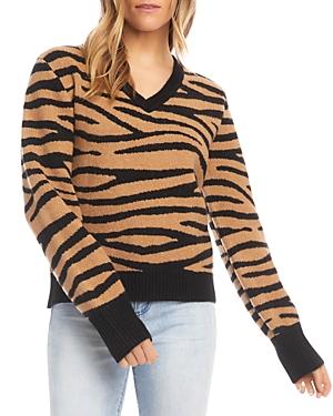 Karen Kane Tiger Print Sweater