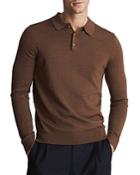 Reiss Trafford Merino Wool Regular Fit Polo Shirt