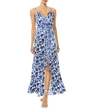 Alice And Olivia Samantha Faux Wrap Maxi Dress