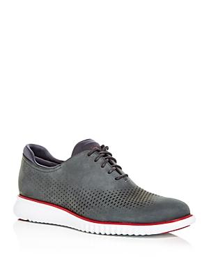 Cole Haan Men's 2.zerogrand Perforated Nubuck Leather Oxfords