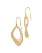 Bloomingdale's Polished Abstract Drop Earrings In 14k Yellow Gold - 100% Exclusive