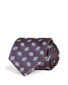 The Men's Store At Bloomingdale's Diamond Neat Woven Silk Classic Tie - 100% Exclusive