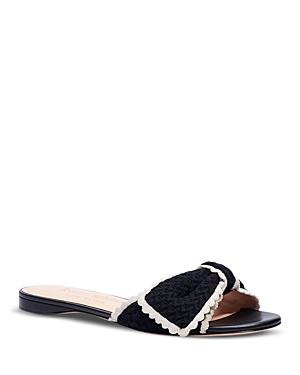 Kate Spade New York Women's Crochet Bow Slide Sandals