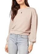 Cupcakes And Cashmere Heidi Metallic French Terry Sweatshirt
