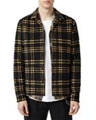 Allsaints Zenith Slim Fit Plaid Over Shirt