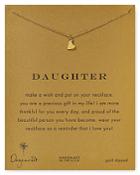 Dogeared Daughter Heart Pendant Necklace, 18