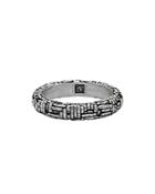 John Varvatos Men's Sterling Silver Artisan Engraved Band