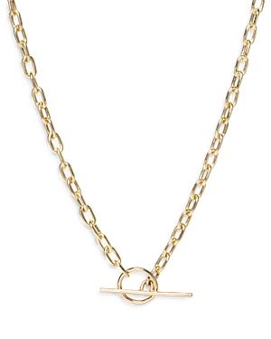 Zoe Chicco 14k Yellow Gold Square Link Chain Toggle Necklace, 16
