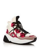 Stella Mccartney Mixed Media Lace-up Sneakers