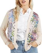 Ted Baker Woven Front Topairy Cardigan