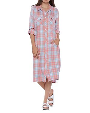 Billy T Take Five Plaid Shirt Dress