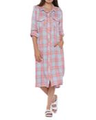Billy T Take Five Plaid Shirt Dress