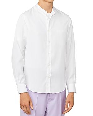 Officine Generale Gaspard Mandarin Collar Shirt