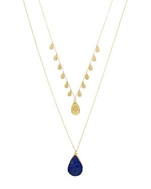 Sparkling Sage Layered Pendant Necklace - Compare At $117