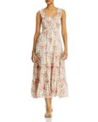 Lucy Paris Smocked Floral Maxi Dress