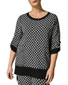 Marina Rinaldi Amber Jacquard Top