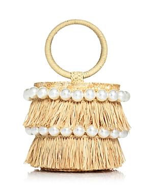 Btb Los Angeles Live Raffia Bucket Bag