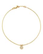 Bloomingdale's Diamond Disc Ankle Bracelet In 14k Yellow Gold - 100% Exclusive