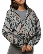 O'neill Lunan Hooded Printed Windbreaker