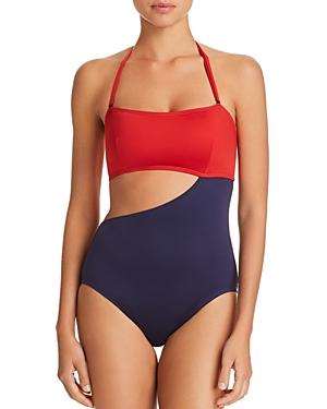 Mei L'ange Madeline Color-blocked One Piece Swimsuit