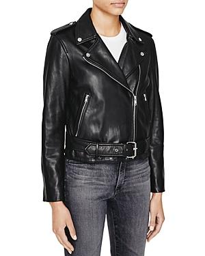 Ag Leather Moto Jacket