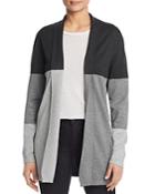 Sioni Open Front Color Block Cardigan