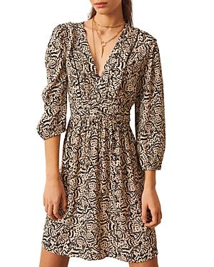 Ba & Sh Lia Abstract Print Dress
