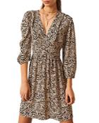 Ba & Sh Lia Abstract Print Dress