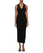 Jonathan Simkhai Natasha Ribbed Sleeveless Polo Top