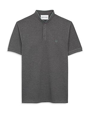 The Kooples Cotton Stand Collar Polo