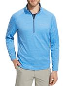 Vineyard Vines Sankaty Striped Half-zip Sweater