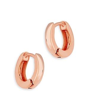 Bloomingdale's Small Huggie Hoop Earrings In 14k Rose Gold - 100% Exclusive