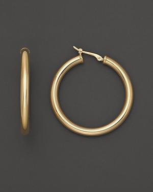 Bloomingdale's 14k Yellow Gold Tube Hoop Earrings