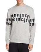 Mcq Alexander Mcqueen Embroidered Typography Sweatshirt