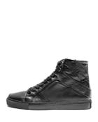 Zadig & Voltaire Women's Zv1747 High Flash Leather Sneakers
