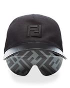 Fendi Unisex Baseball Cap Mask Sunglasses, 160mm
