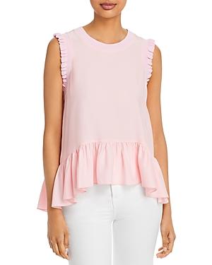 Cinq A Sept Lenora Sleeveless Peplum Top