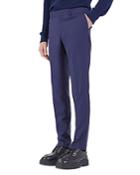The Kooples Straight Fit Soft Twill Suit Pants