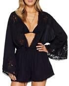 Ramy Brook Dia Long Sleeve Romper Swim Cover-up