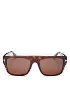 Tom Ford Men's Dunning Flat Top Sunglasses, 55mm