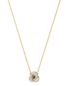 Adina Reyter 14k Yellow Gold Diamond & Sapphire Petals Necklace, 16