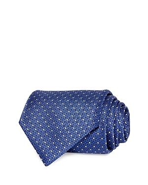 Canali Micro Dot Grid Silk Classic Tie