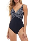 Profile By Gottex Soiree V Neck One Piece Swimsuit