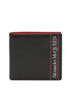 Alexander Mcqueen Leather Logo Bifold Wallet