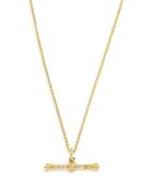Bloomingdale's Round & Baguette Diamond T- Bar Necklace In 14k Yellow Gold, 0.27 Ct. T.w. - 100% Exclusive