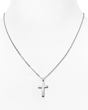 Sterling Silver Polish Cross Necklace, 16 - 100% Exclusive