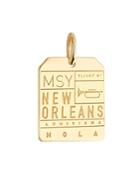 Jet Set Candy Msy New Orleans Luggage Tag Charm
