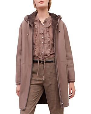 Gerard Darel Manille Reversible Shearling Coat