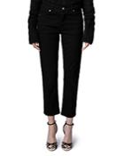 Zadig & Voltaire Cropped Jeans In Noir